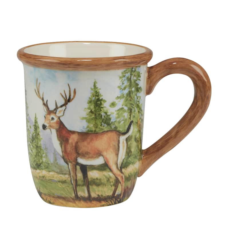 Certified International Mountain Summit 16 oz. Mug, Set of 4