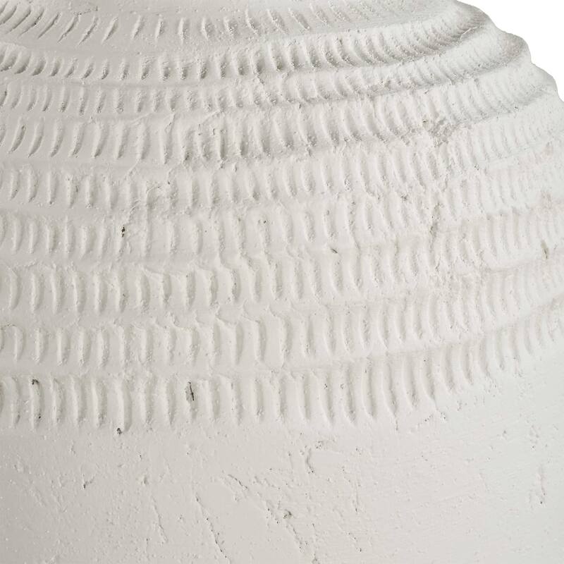 Uttermost Luna Ridge White Ceramic Vases Set/2