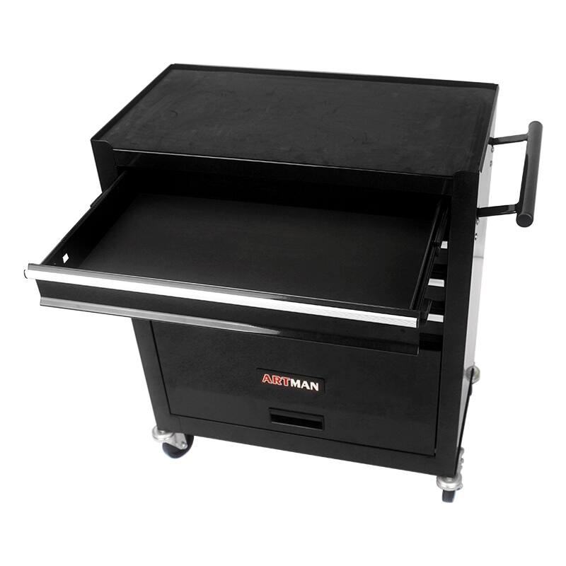 4-Drawer Rolling Tool Cart Storage Tool Box Cabinet Locked Organizer