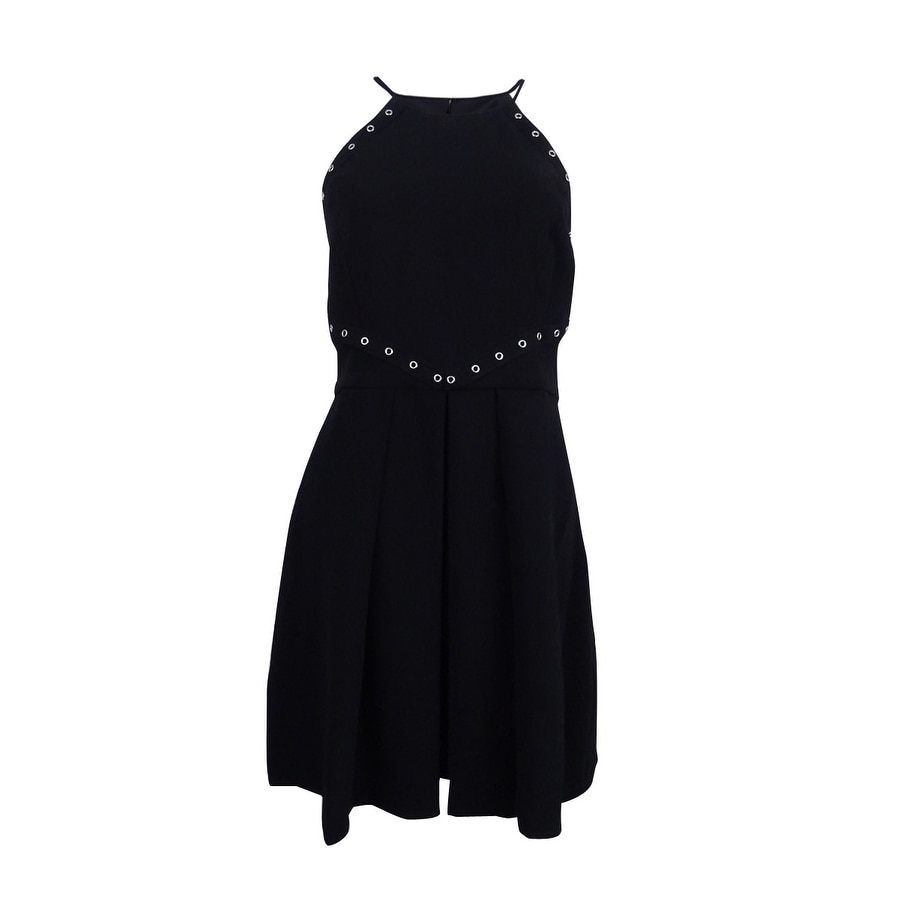 black fit and flare