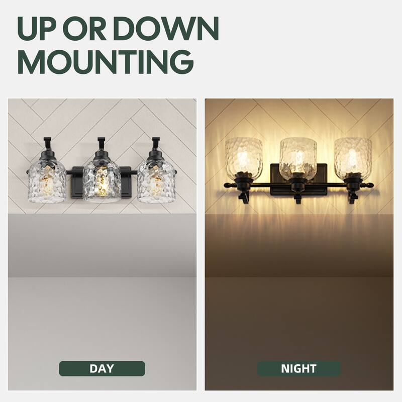 Modern 3/4-Light Bathroom Vanity Light