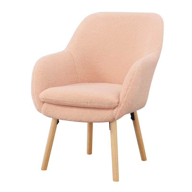 Convenience Concepts Take a Seat Charlotte Wingback Sherpa Accent Armchair