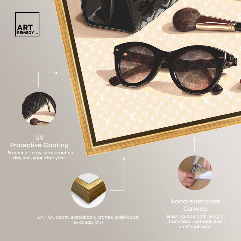 Simple Glam Collection Canvas by Art Remedy
