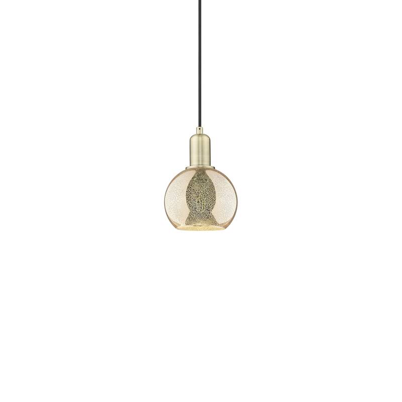 Innovations Lighting 716-1P-9-6 Athens Pendant Athens 6" Wide Mini - Antique Brass / Mercury