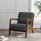 Option DARK GRAY/Linen/BROWN WOOD HIGH SIDE FRAME
