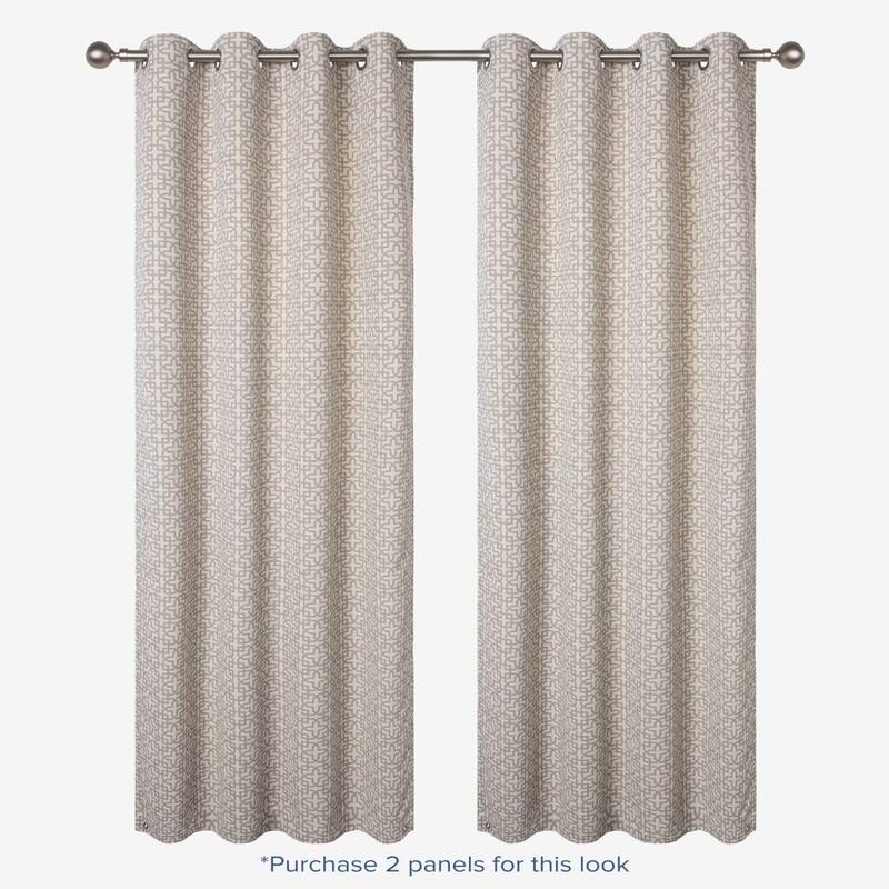 Outdoor Cabana Trellis Grommet Panel