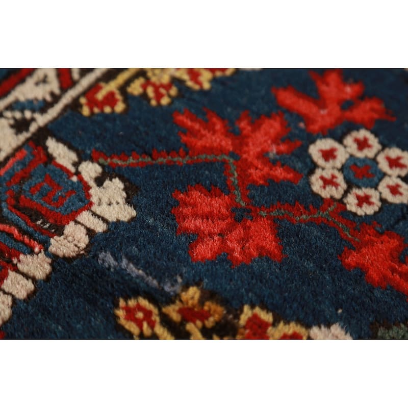 Vegetable Dye Anatolian Turkish Rug Hand-Knotted Wool Carpet - 4'4"x 6'5"