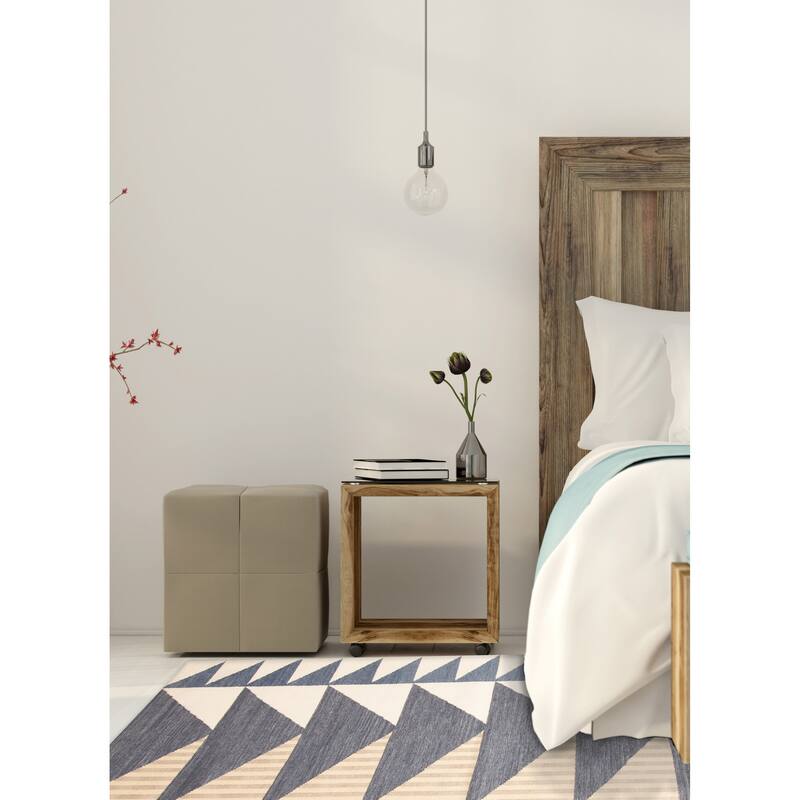 ECARPETGALLERY Flat-Weave Ankara FW Dark Grey Wool Kilim - 5'0 x 8'0