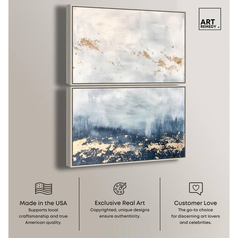 Inner Cosmos II Canvas Set of 2 by Art Remedy