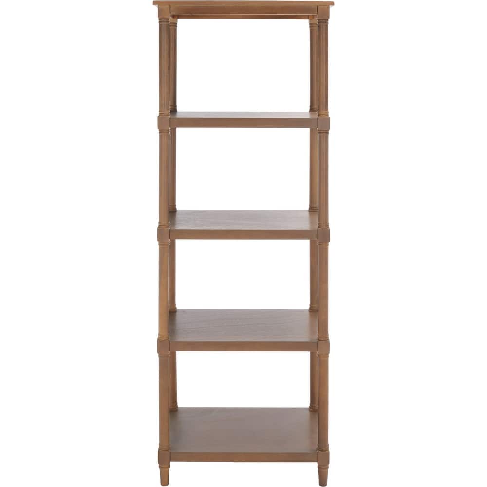 SAFAVIEH Creola Grey Bookcase - 23.6" x 15.7" x 66.9" - 24Wx16Dx67H