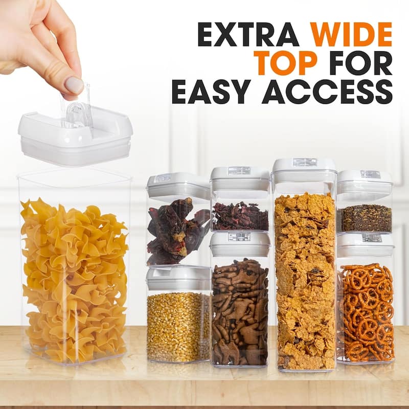Cheer Collection 7-piece Stackable Airtight Food Storage Container Set