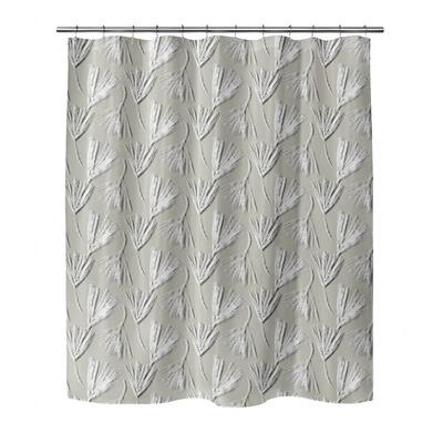 RED PINE IN ECRU Shower Curtain By Becky Bailey