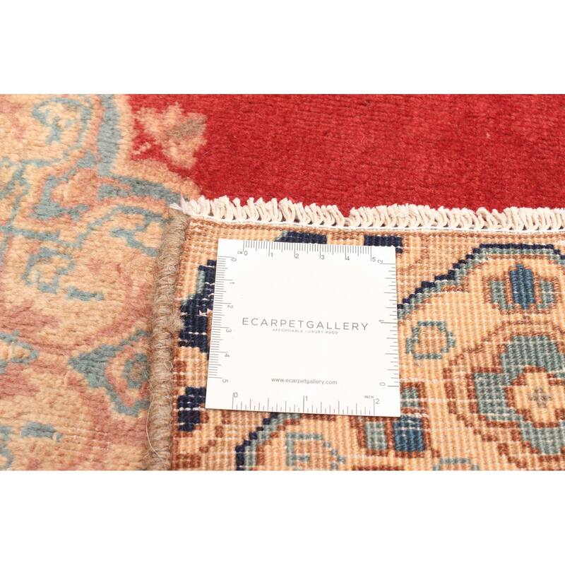 ECARPETGALLERY Hand-knotted Andelz Red Wool Rug - 2'10 x 4'8