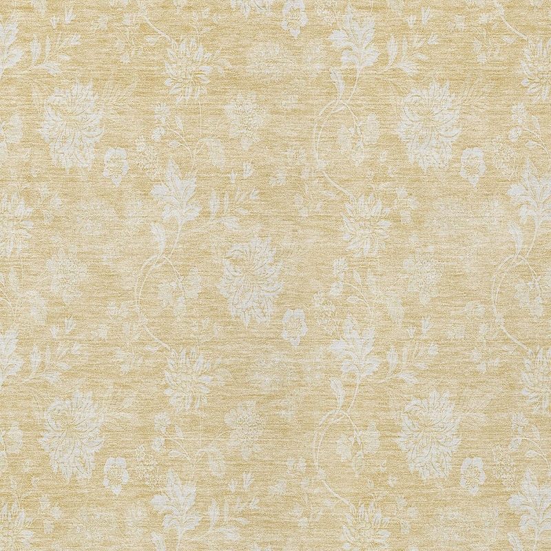 HomeRoots Floral Transitional Rectangle Outdoor Rug
