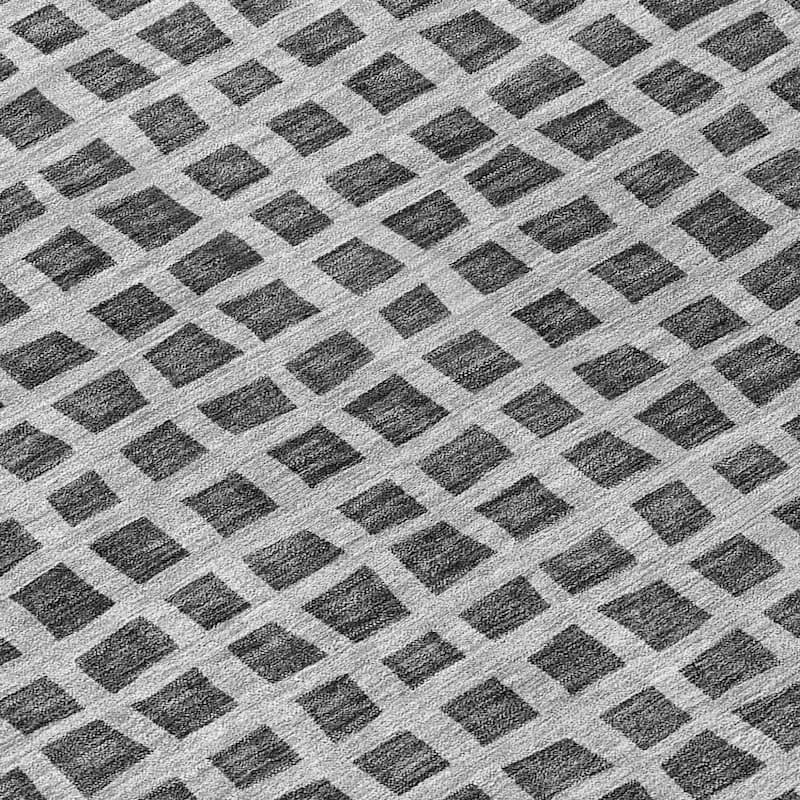HomeRoots Geometric Transitional Rectangle Outdoor Rug