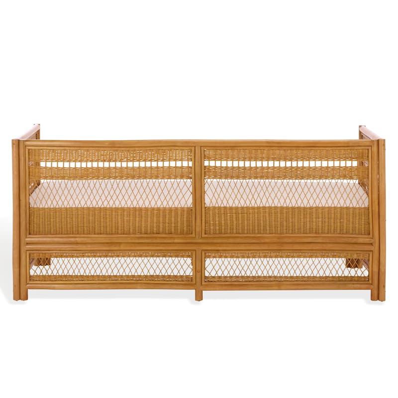 SAFAVIEH Couture Shawnee Rattan Loveseat - 68"W x 27"D x 30"H