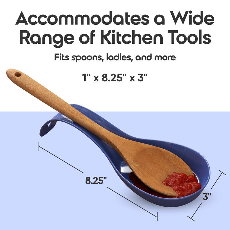 Omniware Simsbury Spoon Rest - 8.25” L x 3” W x 1” H