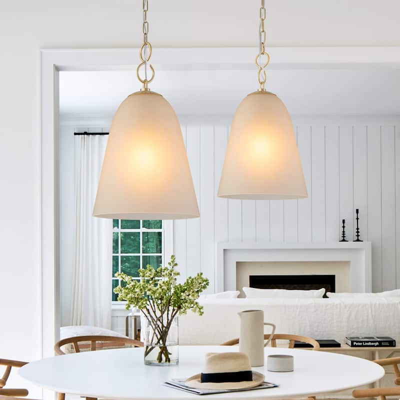 Modern Champagne Bell Pendant Light Lighting for Kitchen Island