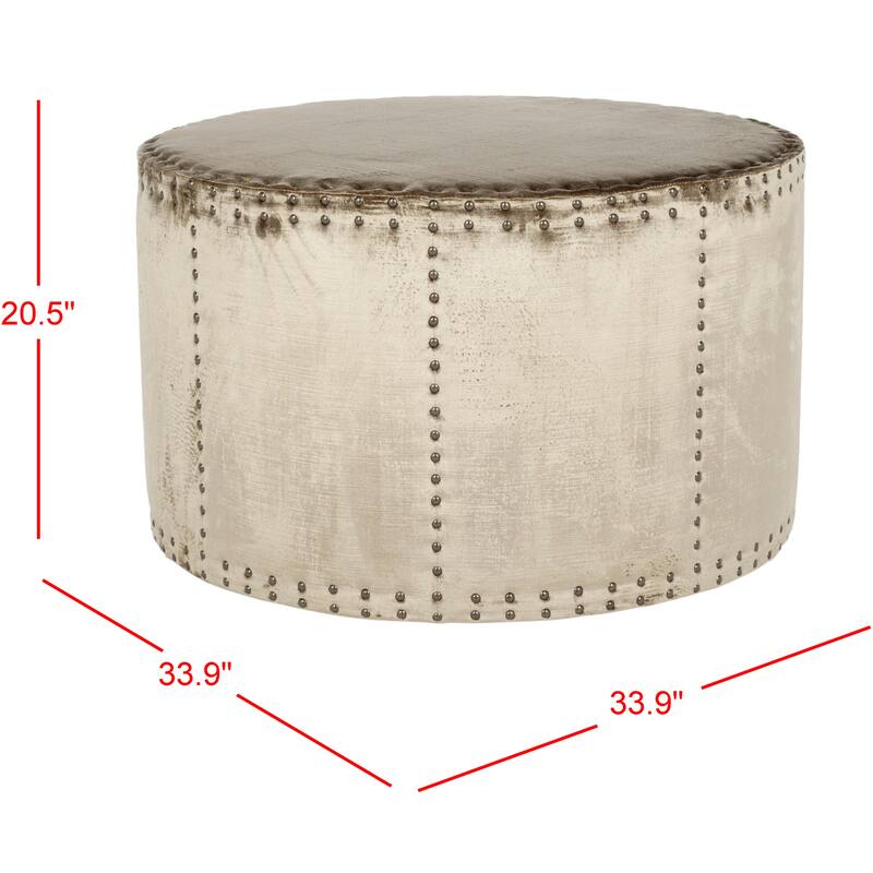 SAFAVIEH Kylene Round Ottoman