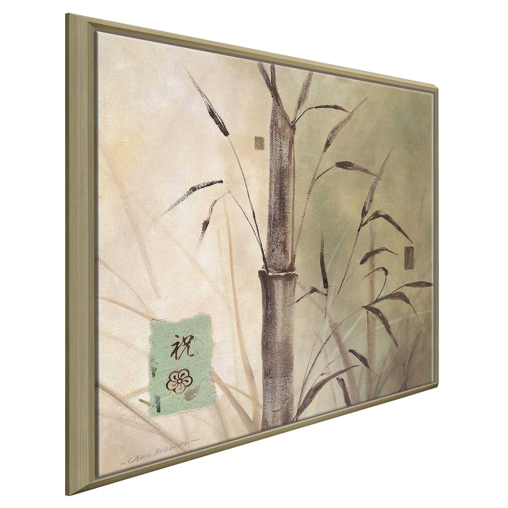 "Bamboo Sanctuary I" Print on Floating Canvas