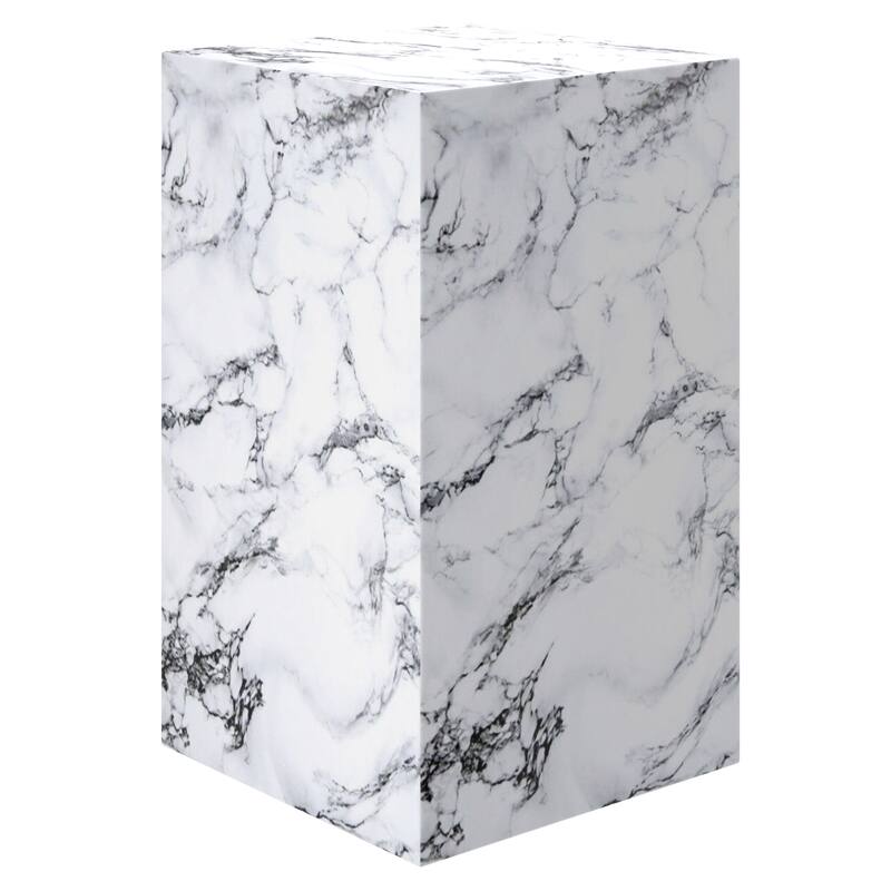 Contemporary ECC Concrete Contract Grade Square Accent Table - 12 X 12 X 20