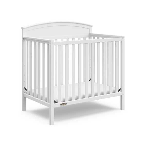 slide 2 of 4, Graco Benton 4-In-1 Convertible Mini Crib White