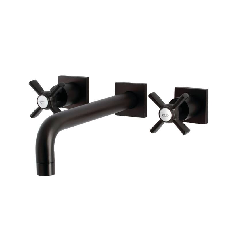 Millennium 3-Hole Wall Mount Roman Tub Faucet in Brushed Brass