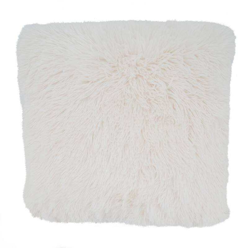 Juneau Collection Throw Pillow - 18x18 - Polyester - Ivory