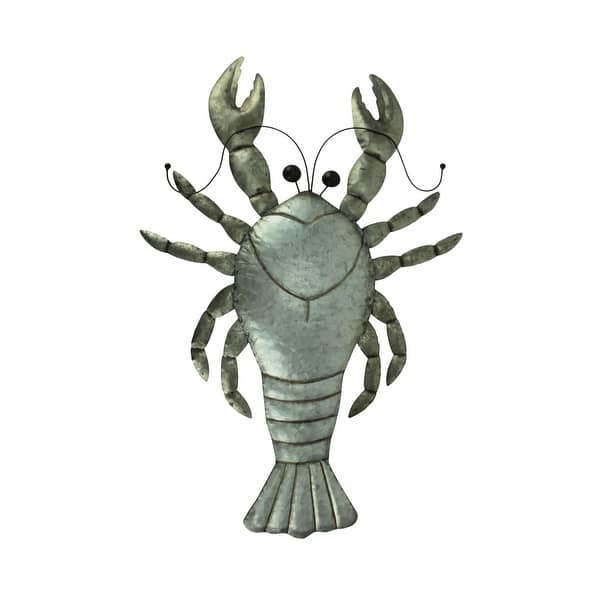 Shop Rustic Metal Lobster Coastal Decor Wall Sculpture Large On