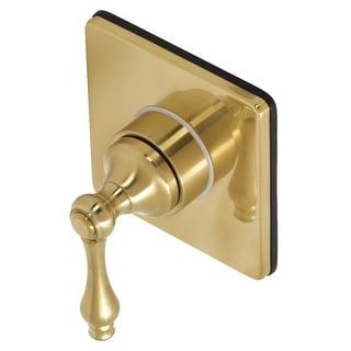 Kingston Brass CCK44158AX Trimscape Straight Stop Shut Off Valve – Brushed Nickel, 1/2" FIP X 1/2" OD Comp, Set Of 2