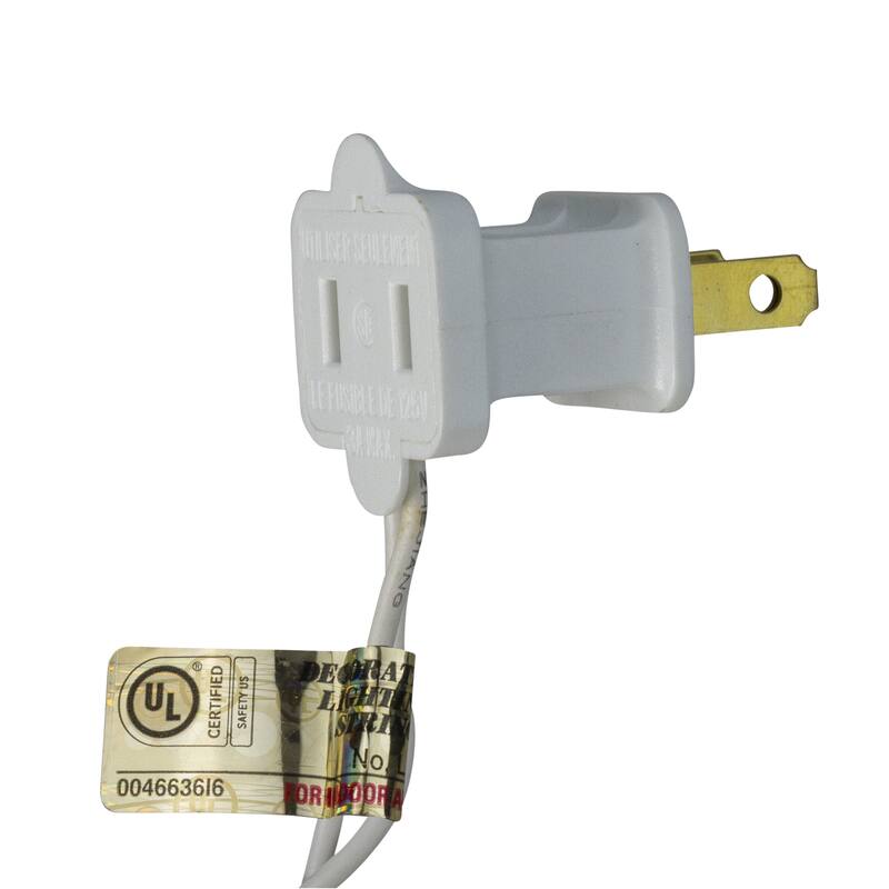 6.5' Woodbury White Pine Pencil Artificial Christmas Tree Green Lights - 6.5 Foot