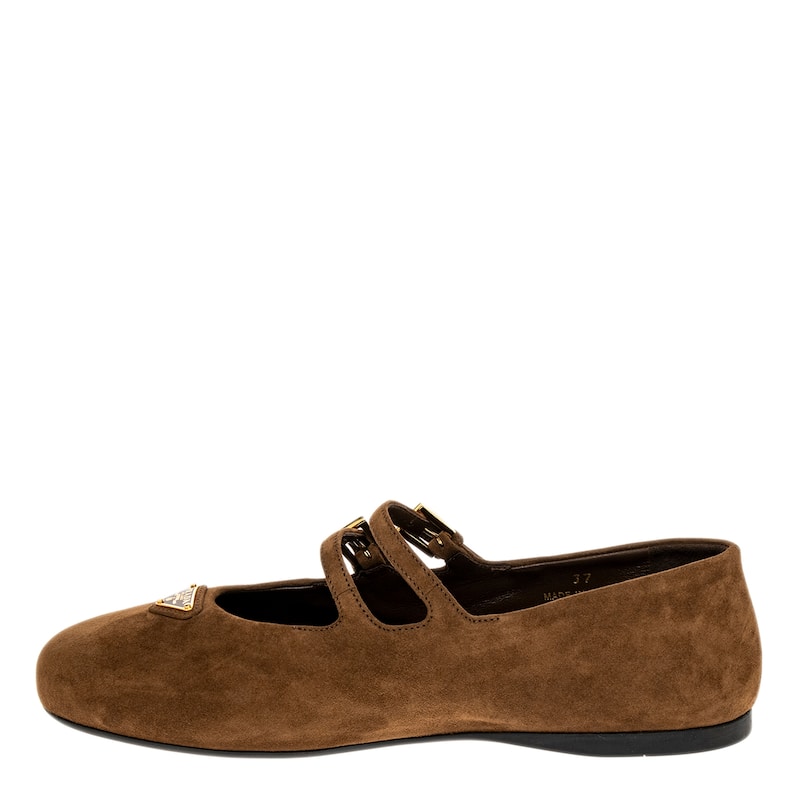 Prada Suede Ballerinas