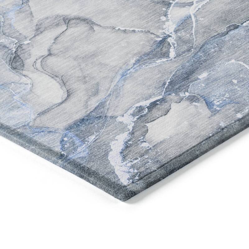 Alto Modern Art-Inspired Weather Resistant Blended Style Outdoor Rug