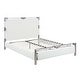 preview thumbnail 2 of 11, Somette Barry Upholstered Bedroom Set with Bed, Buffet & Lamp Table