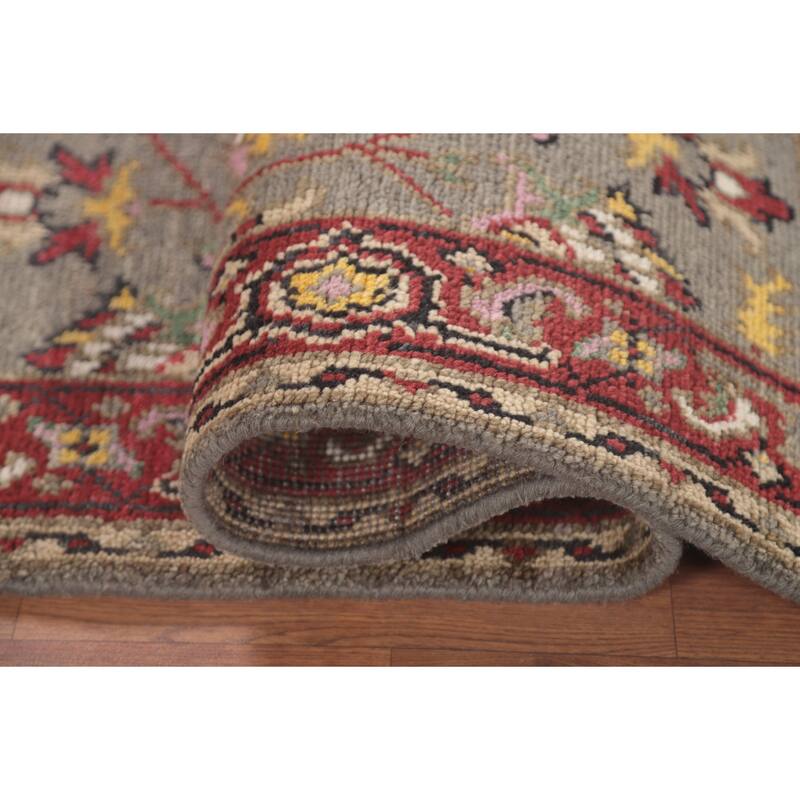 Heriz-Serapi Oriental Accent Rug Handmade Floral Wool Carpet - 2'11"x 5'1"