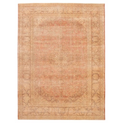 ECARPETGALLERY Hand-knotted Antalya Vintage Copper Wool Rug - 9'8 x 12'10