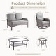 preview thumbnail 25 of 56, XIZZI Outdoor Patio Furniture Wicker Sofa Swivel Chair Set
