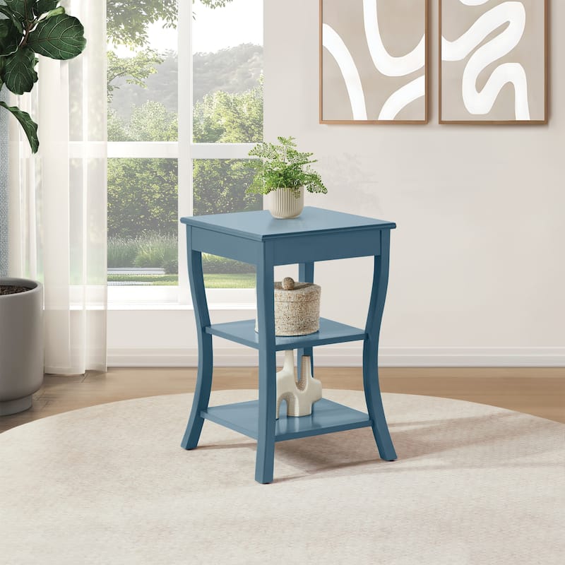 Golden Side Square Table