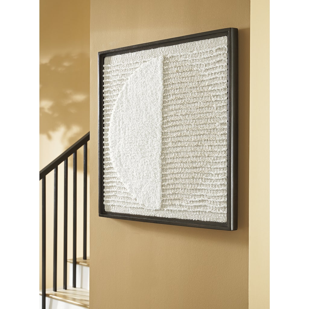 Signature Design by Ashley Bachard Beige/White Wall Decor - 30.25" W x 1.75" D x 30.13" H