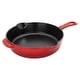 preview thumbnail 1 of 5, STAUB Cast Iron 8.5-inch Traditional Deep Skillet Cherry