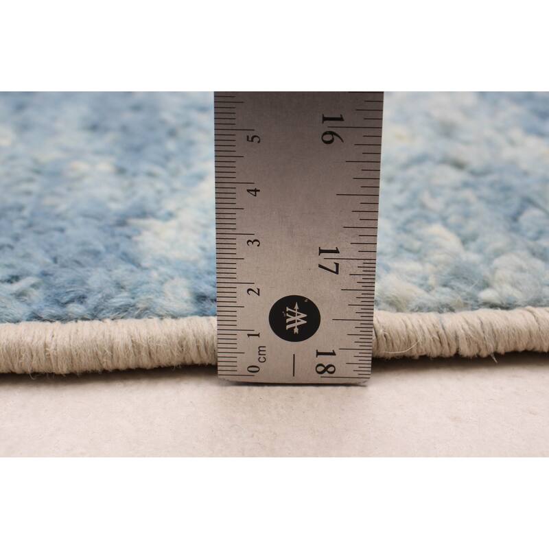 ECARPETGALLERY Hand-knotted Pak Finest Marrakesh Cream Wool Rug - 2'9 x 11'9