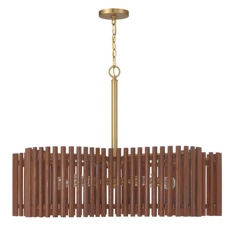 Craftmade 58426 Freeform 5 Light 36" Wide Abstract Chandelier
