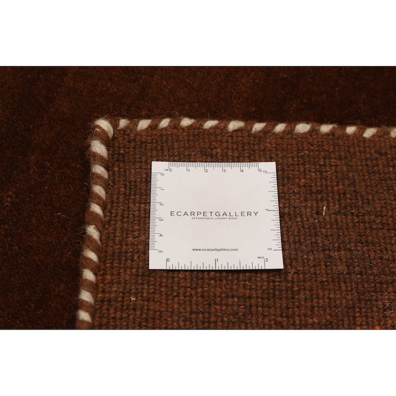 Kashkuli Gabbeh Brown Rug 2'7" x 13'1" - 2'7 x 13'1