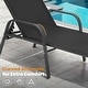 preview thumbnail 23 of 49, VredHom Outdoor Patio Adjustable Chaise Lounges Chairs with Arms (Set of 2/4 )