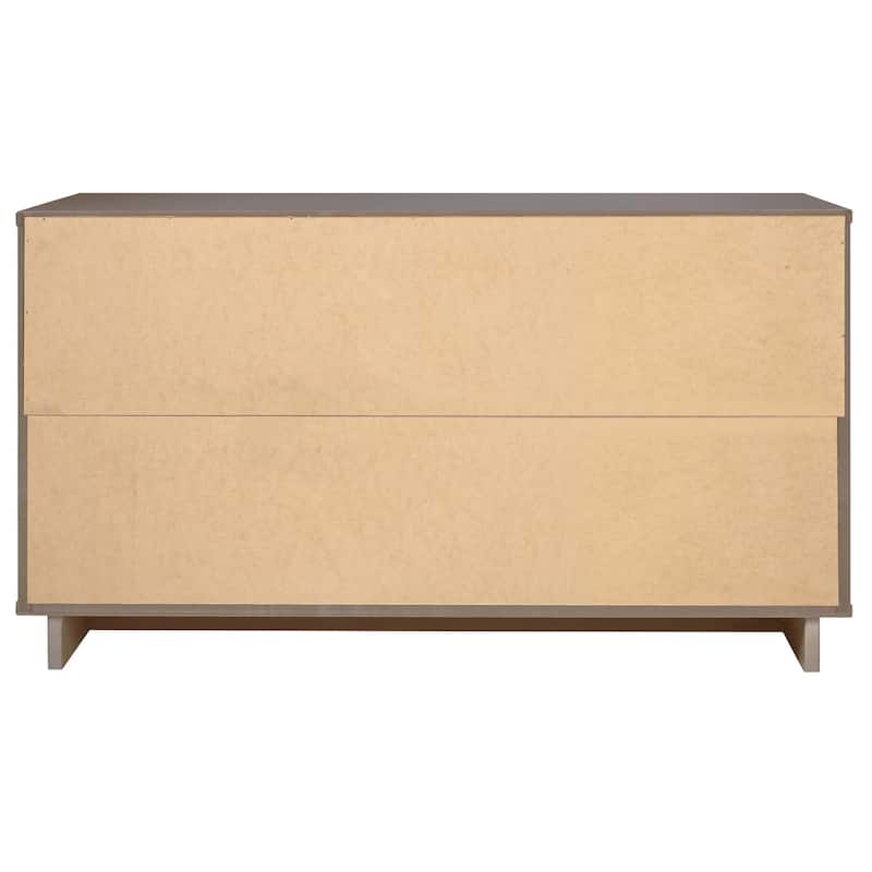Manhattan Comfort 3-Piece Granville Modern Solid Wood Narrow Chest Dresser Nightstand Set.
