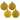 Vickerman 3" Yellow 4-Finish Ball Ornament Assortment, 16 per Box