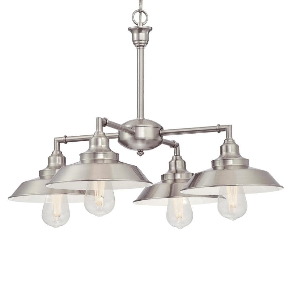 Westinghouse 6354500  Iron Hill 4 Light 25" Wide Chandelier - Chandeliers For Bedrooms by Overstock.com