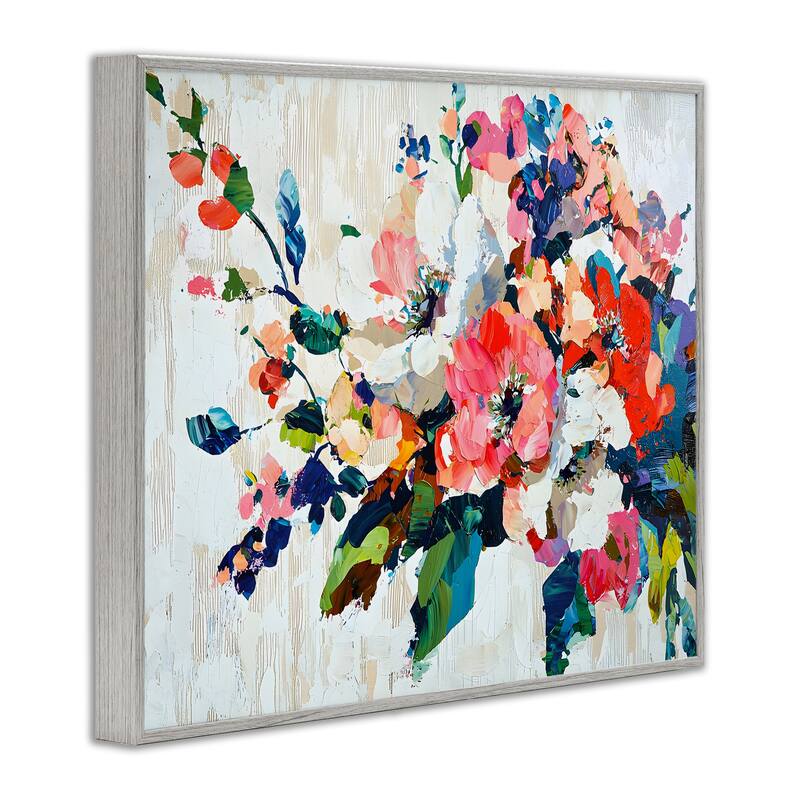 Stupell Abstract Flower Blooming Branch Framed Giclee Art Design By Franklyn Gregory