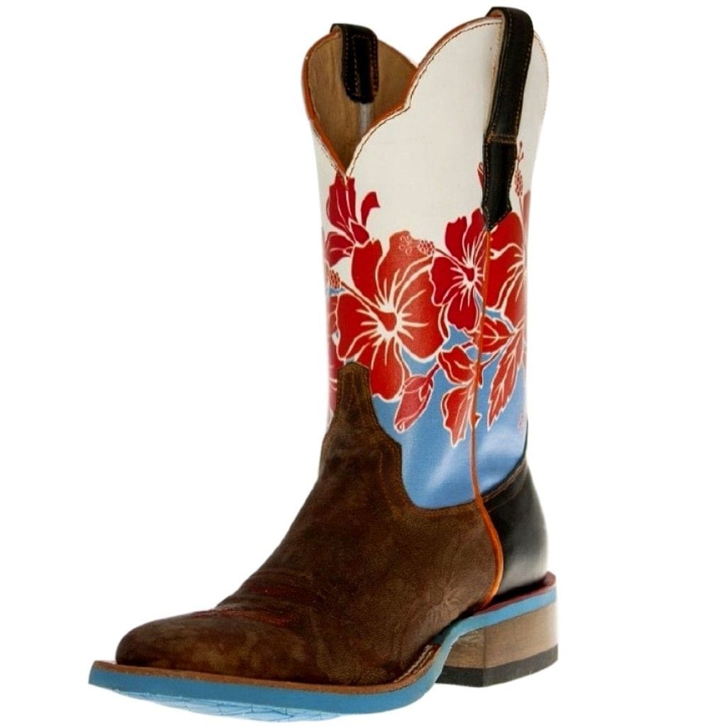 ladies red western boots