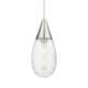 Option Satin Nickel / Striped Clear